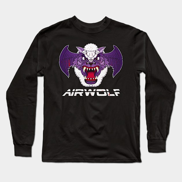 Mach Speed Defenders Airwolfs Movie Tee Long Sleeve T-Shirt by SaniyahCline